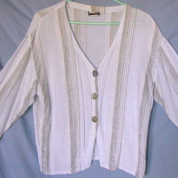 Rayon & flax robin's egg blue shirt top - Picture 3 of 6